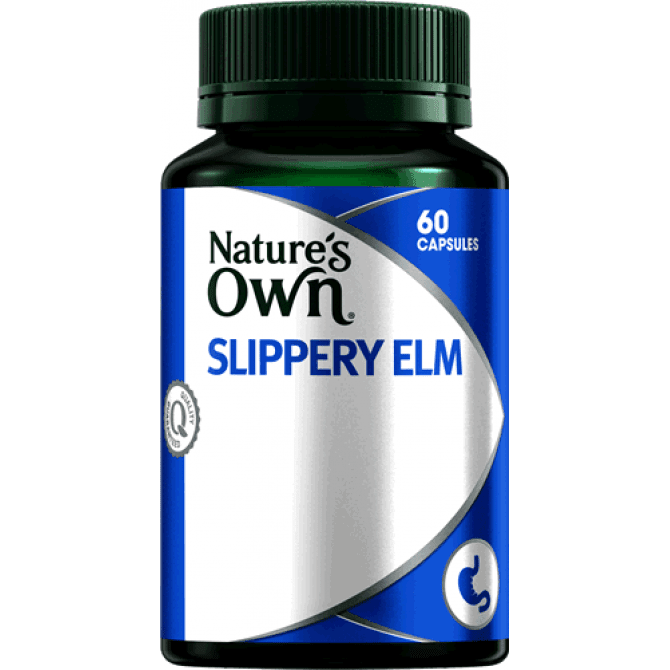 Buy Nature’s Own Slippery Elm 400mg 60 Capsules Online
