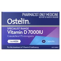 Ostelin Specialist Range Vitamin D 7000IU 24 Capsules S3