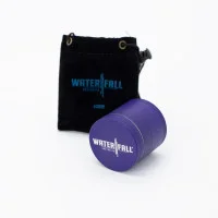 Waterfall Grinder Cnc Matte Dark Blue 4 Part 43mm Removable Screen