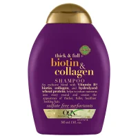 Ogx Thick And Full Plus Volumising Biotin And Collagen Shampoo For Fine Hair 385ml