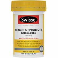 Swisse Vitamin C Plus Probiotic Chewable 60 Tablets