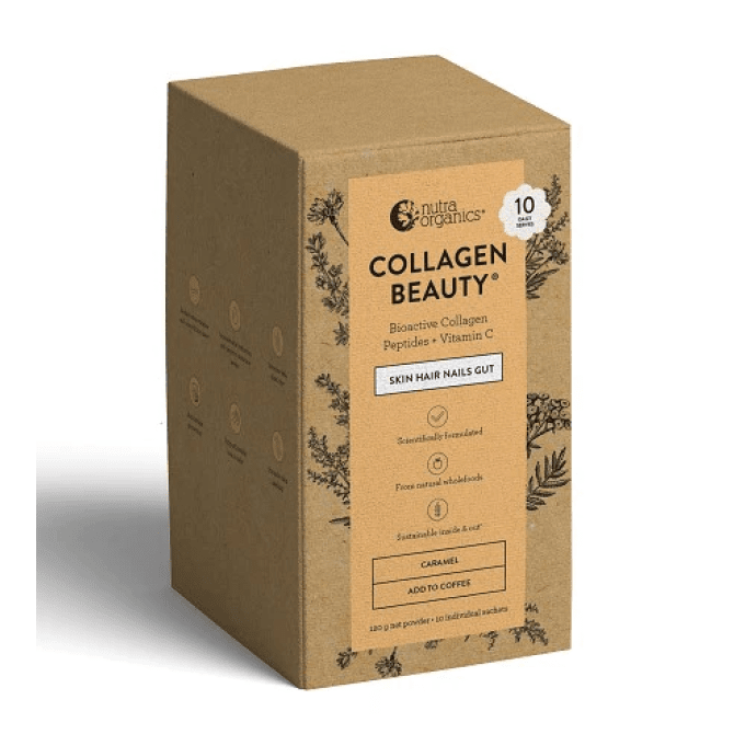 Shop Nutra Organics Collagen Beauty Caramel Sachet Box 12g x 10 Online