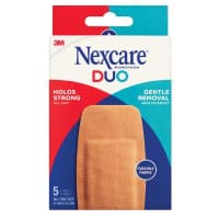 Nexcare Duo Fabric Knee Elbow Bandage Large 5 Pack