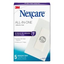 Nexcare All In One Soft Cloth Adhesive Pad 5 Pack