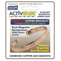 Dick Wicks Activease Magnetic Copper Wrist Health Bangle Small