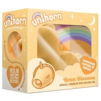 Unihorn Bean Blossom Flicking Silicone Vibrator Yellow