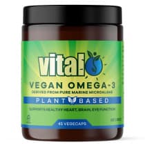 Vital Plant Based Vegan Omega3 45 Vegecaps