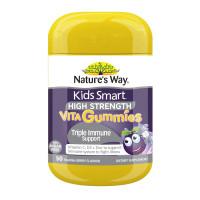 Natures Way Kids Smart High Strength Vita Gummies Triple Immune Support 50s