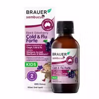 Brauer Sambucus Cold and Flu Forte for Kids 100ml