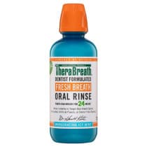 TheraBreath Fresh Breath Oral Rinse Invigorating Icy Mint 473ml