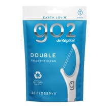 GO2 Dentagenie Double Twice the Clean 36 Flosspyx
