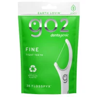 GO2 Dentagenie Fine for tight teeth Minty flavour 36 Flosspyx