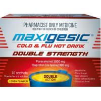 Maxigesic Cold and Flu Hot Drink Double Strength 10 Sachets S3