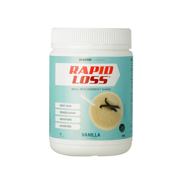 Shop Rapid Loss Meal Replacement Shake Vanilla 575g Online