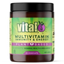 Vital Plant Based Multivitamin Immunity & Energy 45 Vegecaps