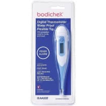 Bodichek Digital Thermometer, Waterproof, Flexible Tip - Fever Alarm