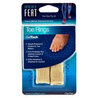 Neat Feat Chiropodist Toe And Finger Rings Gel Protector 2 Pack