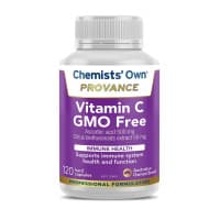 Chemists Own Provance Vitamin C GMO Free 120 Capsules