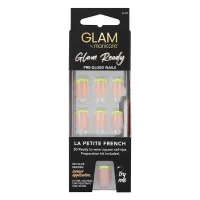 Manicare Glam Ready Pre Glued Nails La Petite French 30pcs