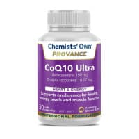 Chemists Own Provance CoQ10 Ultra 150mg 30 Capsules
