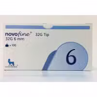 Novofine 32g Tip 6mm Pen Needles Box 100