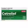 Pharmacy Action Cetrelief 10mg 10 Tablets