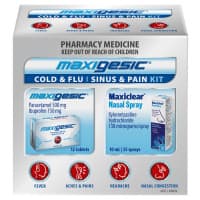 Maxigesic Cold and Flu plus Sinus and Pain Kit