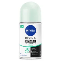 Nivea Black and White Invisible Fresh Anti Perspirant Roll On Deodorant 50ml