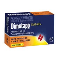 Dimetapp Cold and Flu 48 Tablets