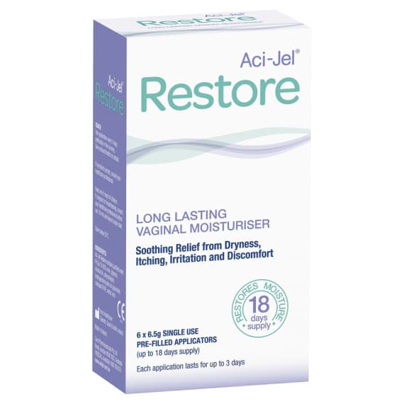 Aci Jel Restore Vaginal Moisturiser 6 x 6.5g