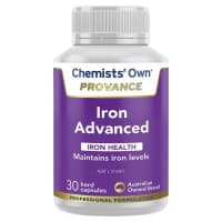 Chemists Own Provance Iron Advanced 30 Capsules