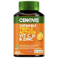 Cenovis Chewable Triple Action Vit C Vit D And Zinc