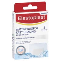 Elastoplast Waterproof XL Fast Healing 8 Dressings