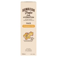 Hawaiian Tropic Silk Hydration Face Fragrance Free SPF50 Plus 100mL