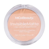 MCo Beauty Invisible Matte Long Lasting Pressed Powder Nude Beige
