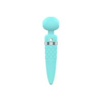 Pillow Talk Sultry Dual Ended Warming Massager Teal