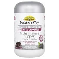 Natures Way High Strength Adult Vita Gummies Triple Immune Support 50s