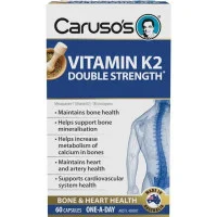 Carusos Vitamin K2 180mg Double Strength Tablets 60