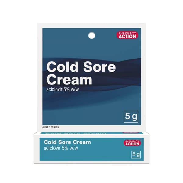 Shop Pharmacy Action Cold Sore Cream Tube 5g Online