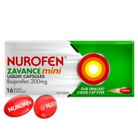 Nurofen Zavance Mini 16 Liquid Capsules