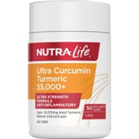 Nutra Life Ultra Curcumin Turmeric 55000 Plus 50 Tablets