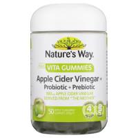 Natures Way Adult Vita Gummies Apple Cider Vinegar Plus Probiotic Plus  Prebiotic 50s