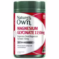 Natures Own 2082 Magnesium Glycinate 1150mg 200 Tablets