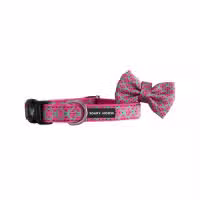 Soapy Moose Dog Collar Small Hot Pink Watermelon