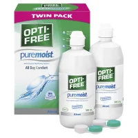 Opti Free PureMoist Contact Lens Solution Twin pack 300ml x 2