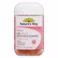 Natures way Beauty Hair Scalp Skin and Nails Gummies 45s