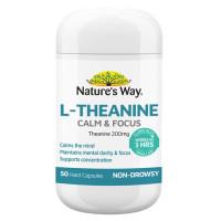 Natures Way L Theanine Calm and Focus 50 Capsules