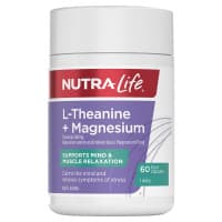Nutra Life L Theanine Plus Magnesium 60 Capsules