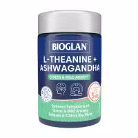 Bioglan L Theanine Plus Ashwagandha 50 Tablets