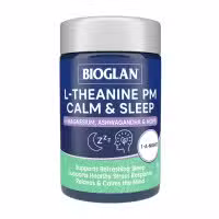 Bioglan L Theanine PM Calm And Sleep 50 Capsules